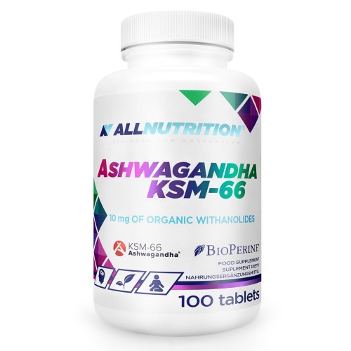 Allnutrition Ashwagandha KSM-66 - 100 tabs -  Focus & Energy