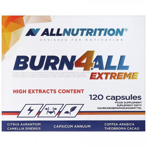 Allnutrition Burn4All Extreme - 120 caps - Appetite Control