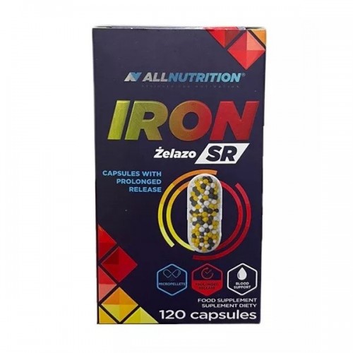 Allnutrition Iron SR - 120 caps - Minerals