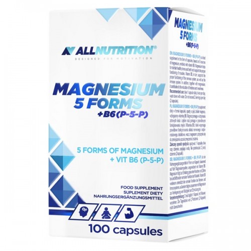 Allnutrition Magnesium 5 Forms + B6 (P-5-P) - 100 caps - Vitamins & Minerals