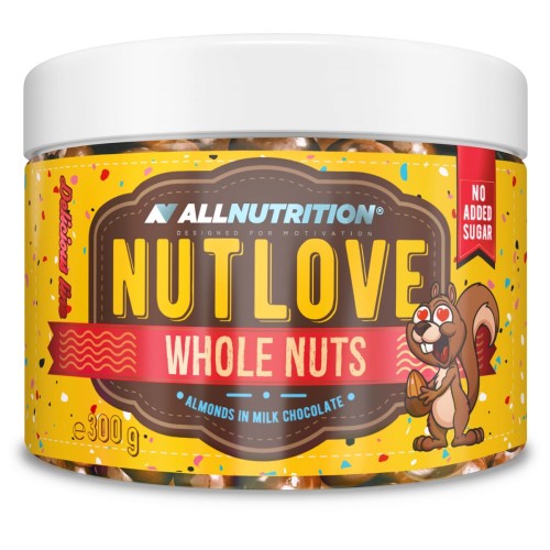 Allnutrition Nutlove Whole Nuts - 300g Almonds - Healthy Food