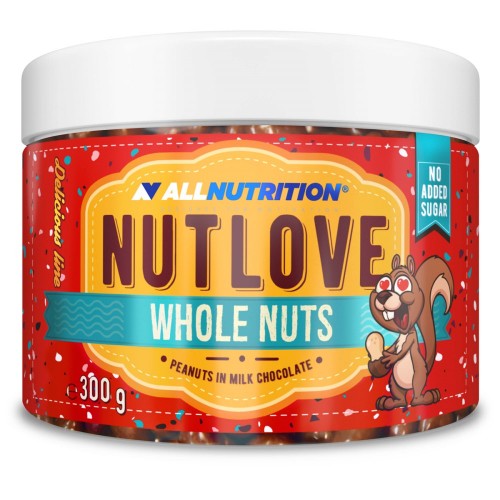 Allnutrition Nutlove Whole Nuts - 300g Peanuts - Healthy Food