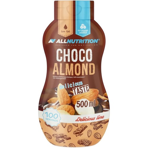 Allnutrition Sweet Sauces - 500ml Choco Almonds *BEST BEFORE 05/09/2024* - Healthy Food