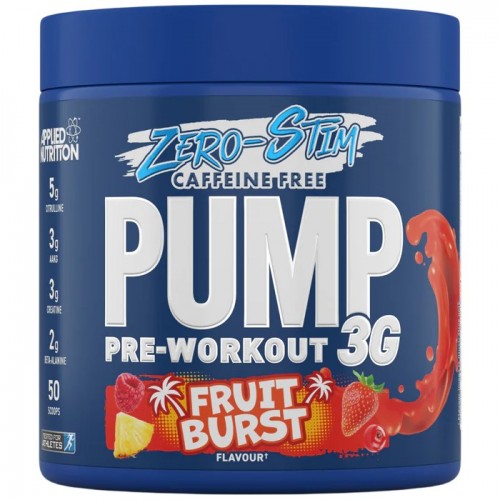 Applied Nutrition Pump 3G Pre-Workout Caffeine Free - 375 g - Pre Workout - Non Stimulant