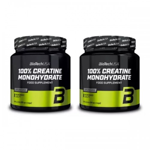 Biotech Usa 100% Creatine Monohydrate - 600 g - Creatine Monohydrate