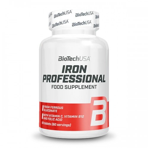 Biotech Usa Iron Professional - 60 tabs - Vitamins & Minerals