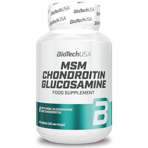 Biotech Usa MSM Chondroitin Glucosamine - 60 tabs - Bone & Joint Support