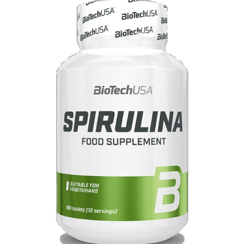 Biotech Usa Spirulina - 100 Tabs - Vitamins & Minerals