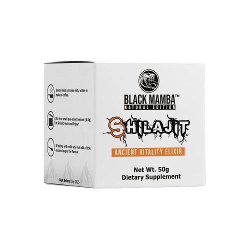 Black Mamba Shilajit - 50g - Focus & Energy