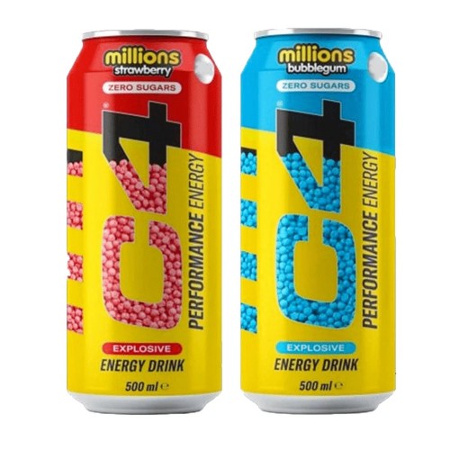 Cellucor C4 Energy Carbonated - 500ml (Set of 4 Cans) - Drinks