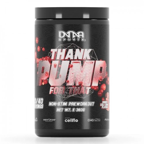 DNA Sports Thank Pump For That Non-Stim Preworkout - 360g - Pre Workout - Non Stimulant