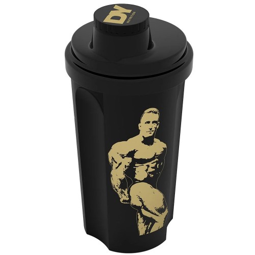 Dorian Yates Shaker - 500ml Black - Gold - Shakers & Bottles