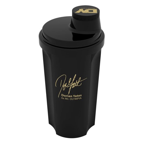 Dorian Yates Shaker - 500ml Black - Gold - Shakers & Bottles