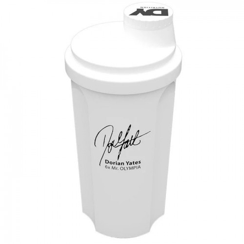 Dorian Yates Shaker - 500ml White - Black - Shakers & Bottles