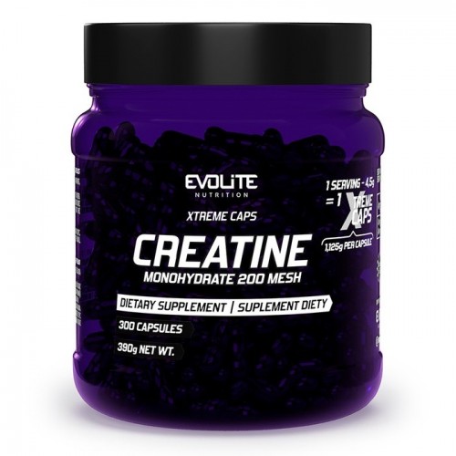 Evolite Creatine Monohydrate Xtreme - 300 caps - Creatine Monohydrate