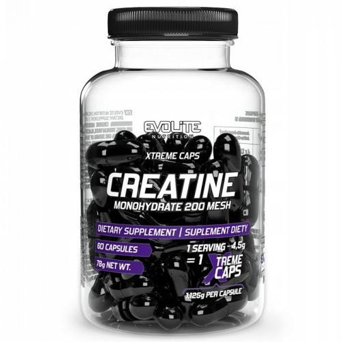 Evolite Creatine Monohydrate Xtreme - 60 caps - Creatine Monohydrate