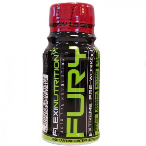 Flexi Nutrition Fury Pre-Workout Shot - 60ml (Pack of 12) - Pre Workout - Stimulants