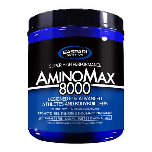 Gaspari Nutrition Amino Max 8000 - 325 tabs - Amino Acids & BCAA