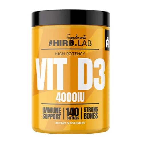 Hiro Lab Vitamin D3 4000IU - 140 softgels - Vitamin D