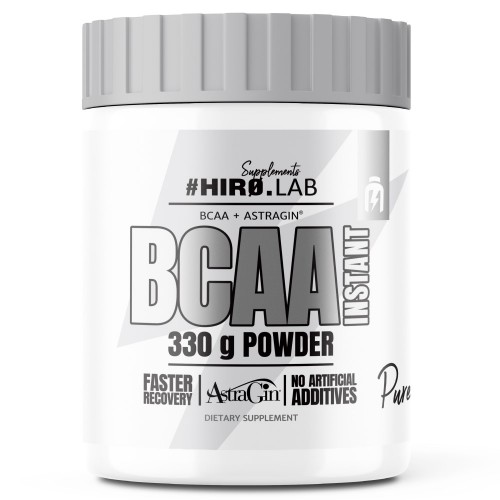 Hiro Lab  BCAA Powder Instant - 330g Natural - Amino Acids & BCAA