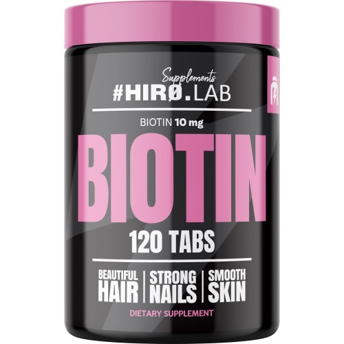 Hiro Lab Biotin 10mg- 120 tabs - Vitamin B