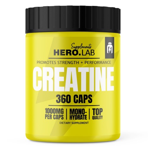 Hiro Lab Creatine - 360 caps - Creatine Supplements