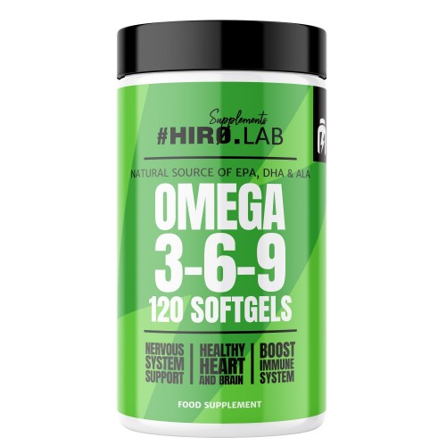 Hiro Lab Omega 3-6-9 - 120 softgels - Healthy Fats