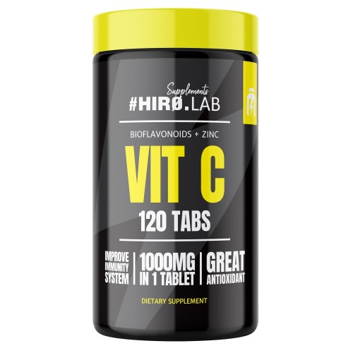 Hiro Lab Vitamin C 1000mg + Bioflavonoids - 120 tabs - Vitamin C