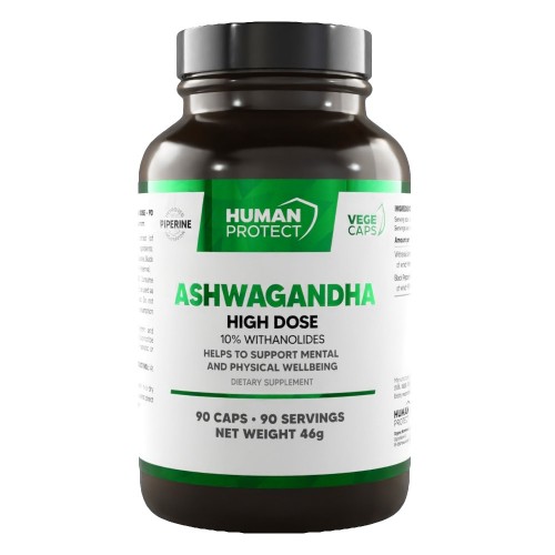 Human Protect Ashwagandha High Dose - 90 caps - Ashwagandha