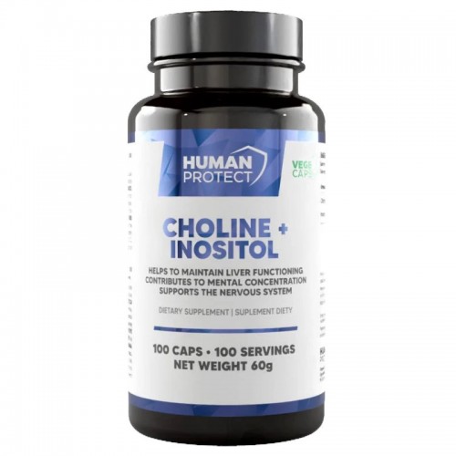 Human Protect Choline + Inositol - 100 caps - Focus & Energy