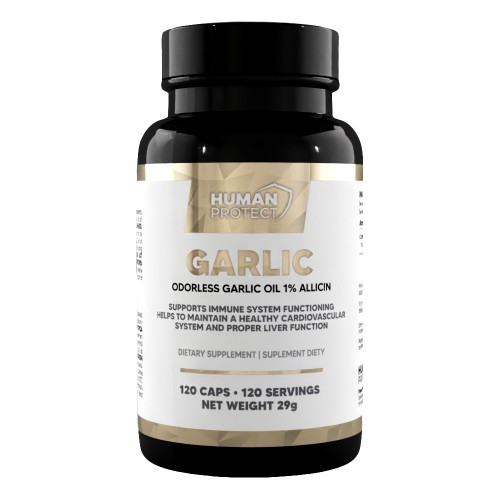 Human Protect Garlic - 120 caps - Antioxidants