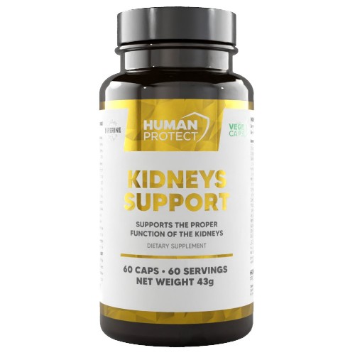 Human Protect Kidneys Support - 60 caps - Herbs & Plant Extracts