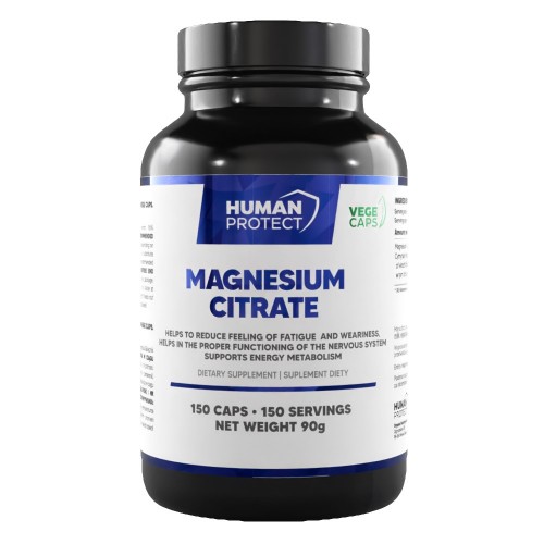 Human Protect Magnesium Citrate - 150 caps - Minerals