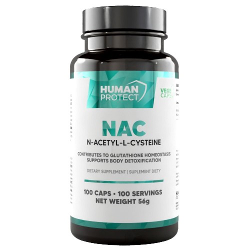 Human Protect NAC - 100 caps - Antioxidants