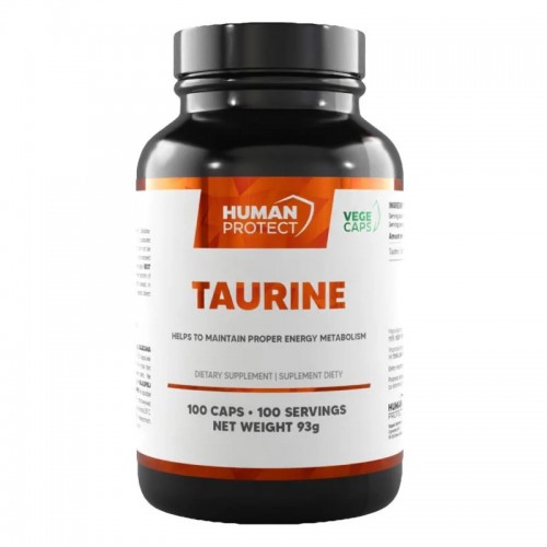 Human Protect Taurine 800mg - 100 caps - Single Amino Acids