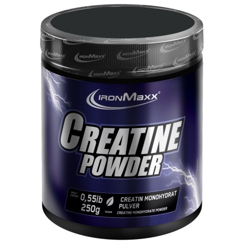 IronMaxx Creatine Powder - 250 g Unflavoured - Creatine Monohydrate