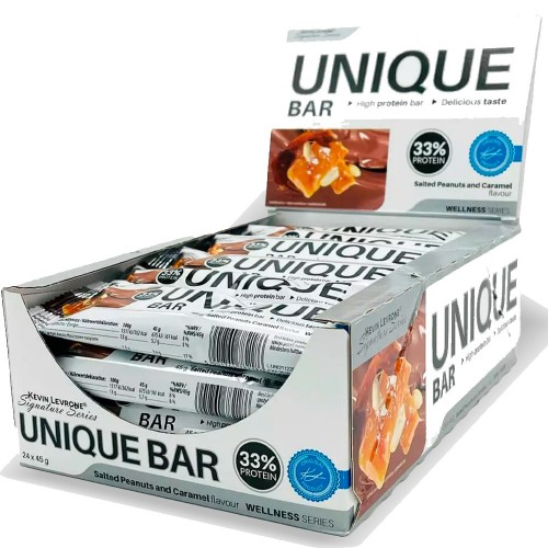 Kevin Levrone Unique Bar - 45g (Set of 12) - Protein Bars