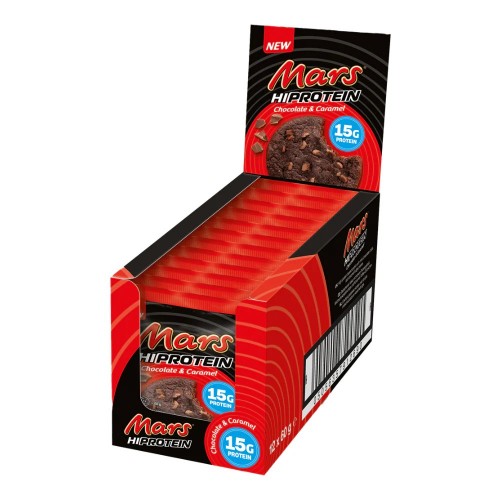 Mars Hi-Protein Cookie - 60g chocolate caramel (Pack of 12) - Healthy Food