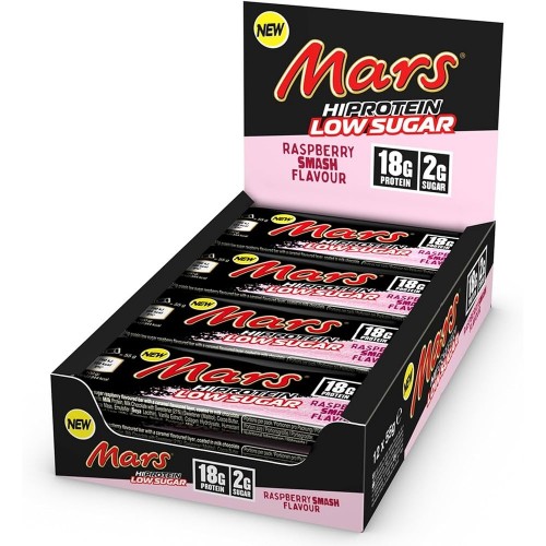 Mars Hi-Protein Low Sugar Bar - 55 g (Box of 12) - Protein Bars