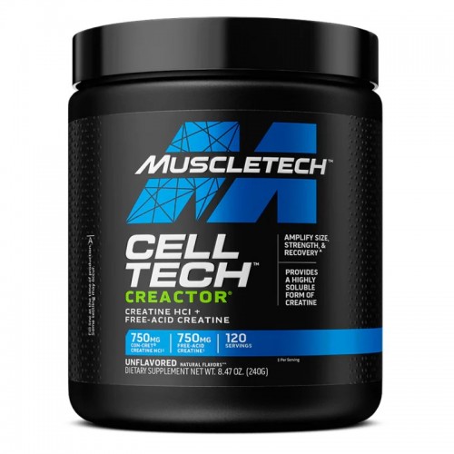 MuscleTech Creactor - 120 Servings Unflavoured - Creatine Other Forms