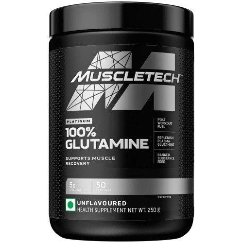MuscleTech Platinum Micronised Glutamine - 300g - Glutamine