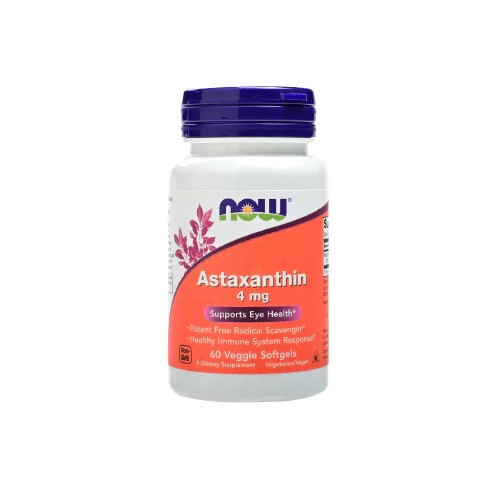 NOW Foods Astaxanthin - 60 softgels - Antioxidants