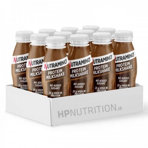 Nutramino Nutra-Go Protein Shake - 330ml Chocolate (Set of 12) *BEST BEFORE 20/11/2024*  - RTD Protein Shakes