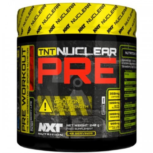 NXT Nutrition TNT Nuclear PRE - 40 Servings - Pre Workout - Stimulants