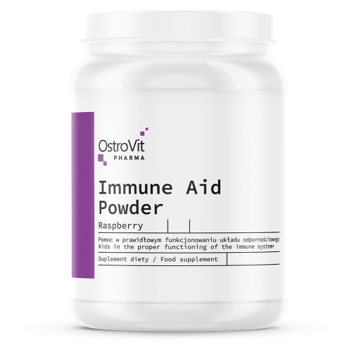 OstroVit Immune Aid Powder - 100g raspberry *BEST BEFORE 07/10/2024* - Vitamins & Minerals