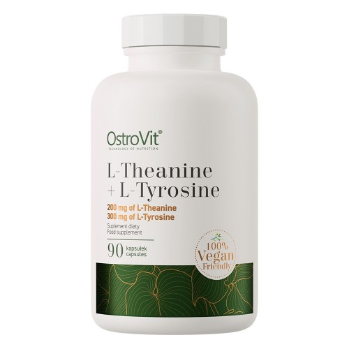 OstroVit L-Theanine + L-Tyrosine Vege - 90 Caps - Amino Acids & BCAA