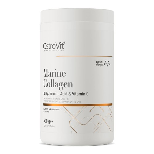 OstroVit Marine Collagen With Hyaluronic Acid And Vitamin C - 500 g - Collagen