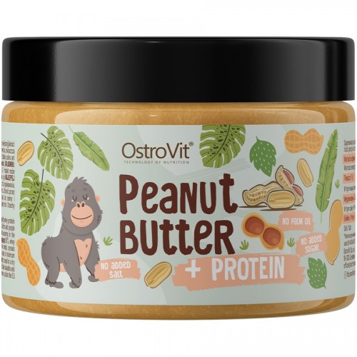 OstroVit Peanut Butter with Protein - 500g - Healthy Food