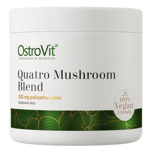 OstroVit Quatro Mushroom Blend - 100g - Antioxidants