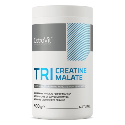 OstroVit Tri Creatine Malate - 500 g Unflavoured - Endurance & Strength